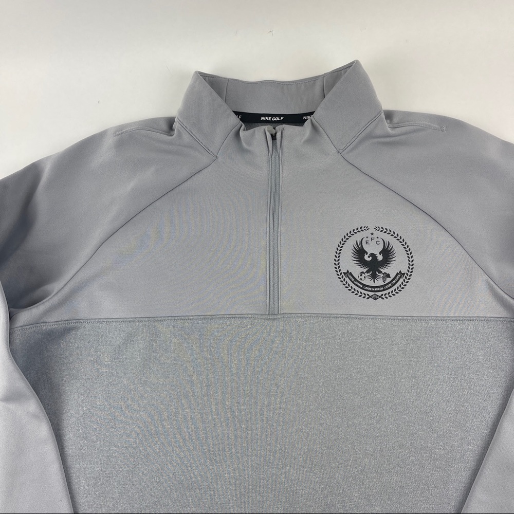 Nike Golf Pullover Womens Small Gray Quarter Zip - Picture 4 of 8